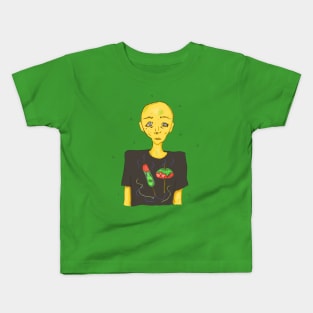 wilty lemon face Kids T-Shirt